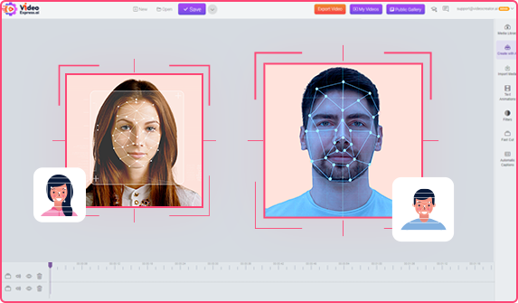 AI Face Swap feature preview